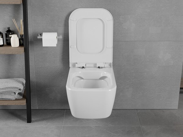 WC montat pe perete Mexen Elis Rimless, alb - 3391XX00
