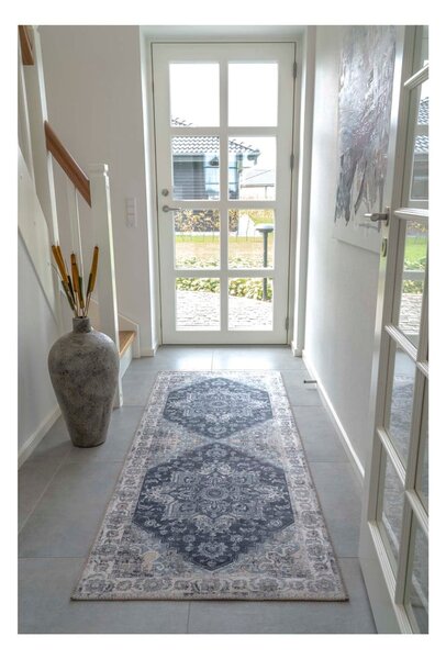 Covor albastru 200x80 cm Havana - House Nordic