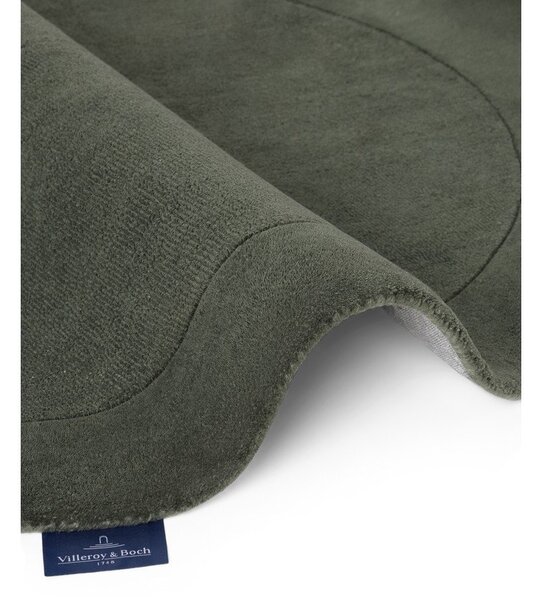Covor verde închis țesut manual rotund din amestesc de lână ø 160 cm Kari Organic – Villeroy&Boch