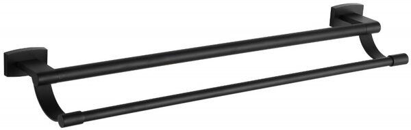 Mexen Accesorii Mexen, cuier ZOJA cu 2 prosoape, negru, 7019125-70