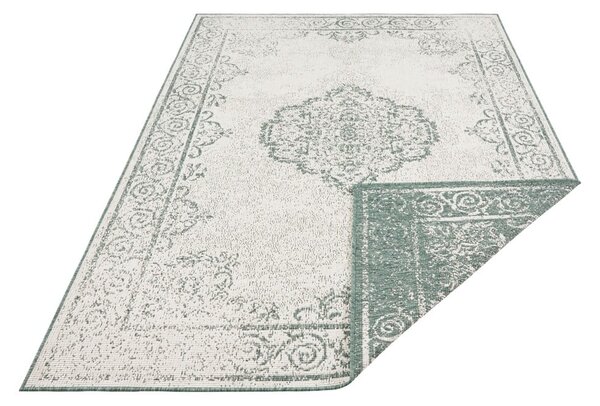 Covor adecvat pentru exterior NORTHRUGS Cebu, 80 x 150 cm, verde-crem