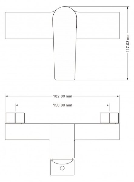 Set de duș Mexen Carl cu duș cu efect de ploaie și robinet de duș Lynx, crom, 745940240-00