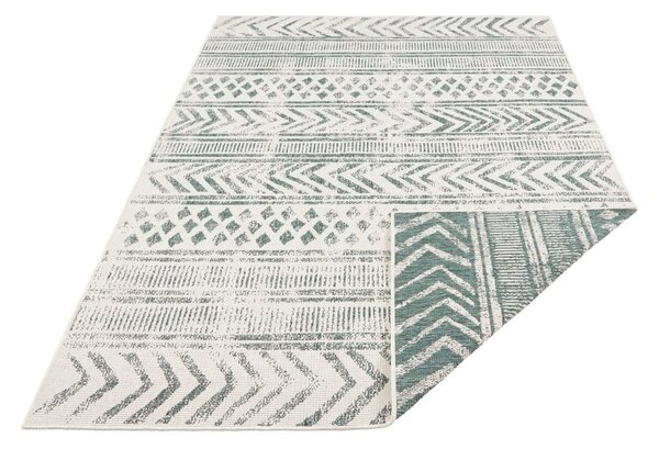 Covor adecvat pentru exterior NORTHRUGS Biri, 120 x 170 cm, verde-crem