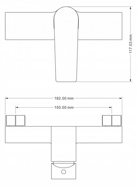 Set de duș Mexen Erik cu duș cu efect de ploaie și robinet de duș Lynx, negru mat, 745940205-70