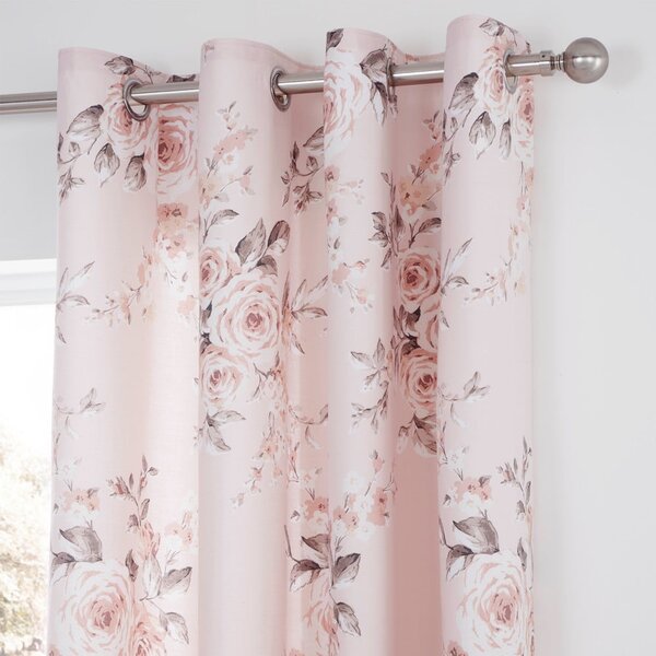 Draperii roz 2 buc. 168x183 cm Canterbury – Catherine Lansfield