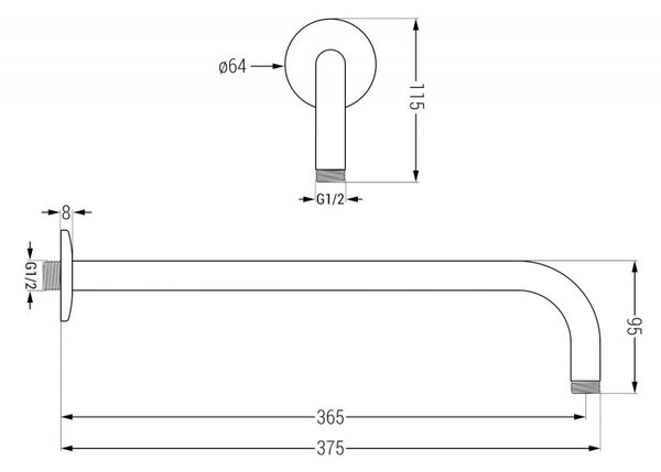Mexen Kai, set de duș/cadă ascuns DR70 cu duș cu efect de ploaie 25 cm, alb, 77602DR70251-20