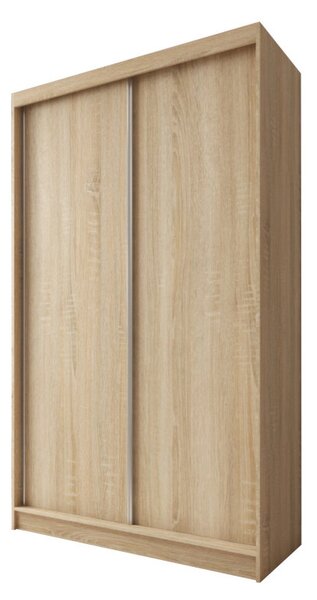 Dulap cu ușă glisantă GALAN, 120x216x61, stejar artisan