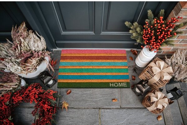 Covoraș de intrare din fibre de nucă de cocos 45x75 cm Stripes – Hanse Home