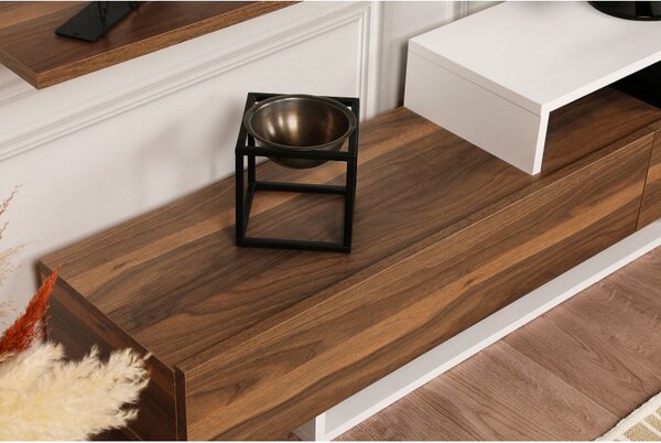 Comoda TV 180 X 41.7 X 29.5 Nirvana - Teak, White