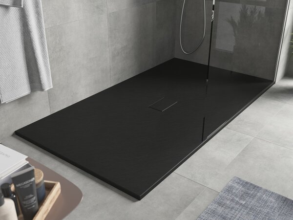 Mexen Hugo, cadă de duș dreptunghiulară SMC 150 x 100 cm, negru mat, 42701015