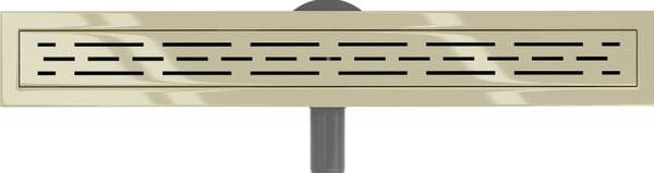 Mexen Flat 360°, canal de duș din oțel inoxidabil model M01 50 cm, auriu strălucitor, 1520050-40