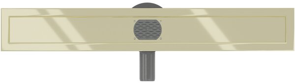 Mexen Flat 360, corp jgheab cu sifon rotativ 50 cm, auriu lucios, 1540050