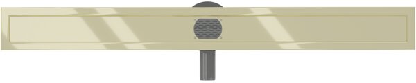 Mexen Flat 360, corp jgheab cu sifon rotativ 80 cm, auriu lucios, 1540080