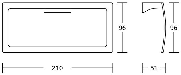 Mexen Rino, suport inel pentru prosoape, crom, 7027032-00