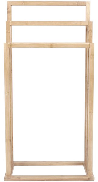 Mexen Bamboo, suport pentru prosoape din bambus cu 3 rânduri, bambus natural, 701342-00