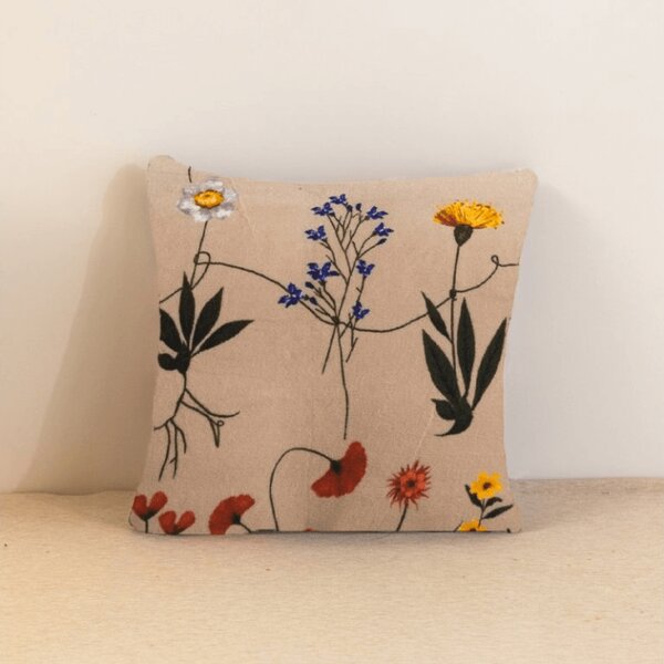 Fata de perna din micropolar HERBAR 45x45 cm, bej