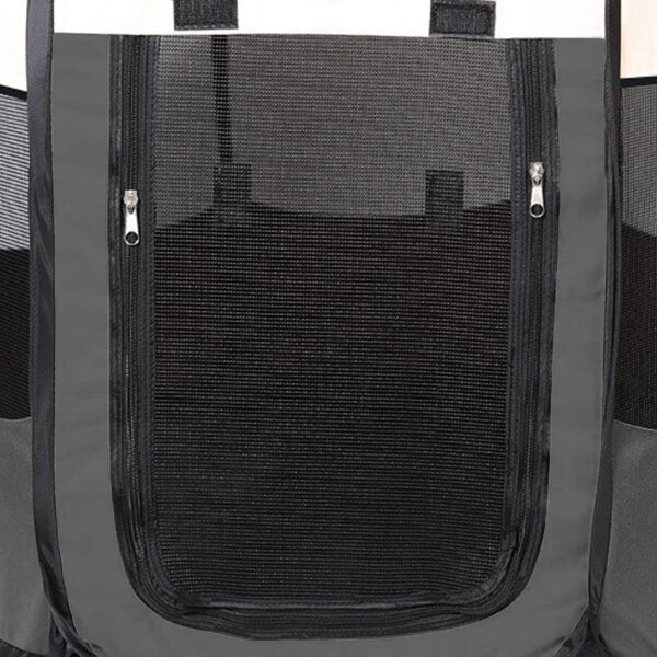 Cusca tarc pliabil pentru caini/pisici Culoare gri 74x74x43cm