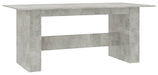 Masă de bucătărie, gri beton, 180 x 90 x 76 cm, PAL