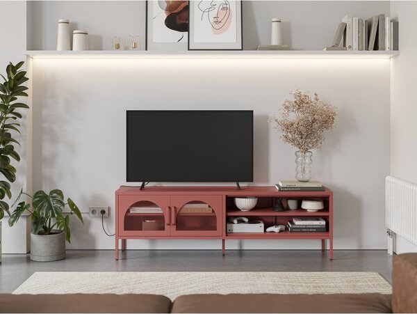 Comodă TV cărămizie 160x50 cm Diora – Marckeric