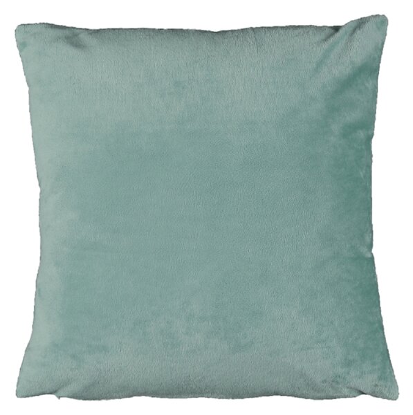 Pernă, material textil de catifea mentă, 60x60, OLAJA TIPUL 10