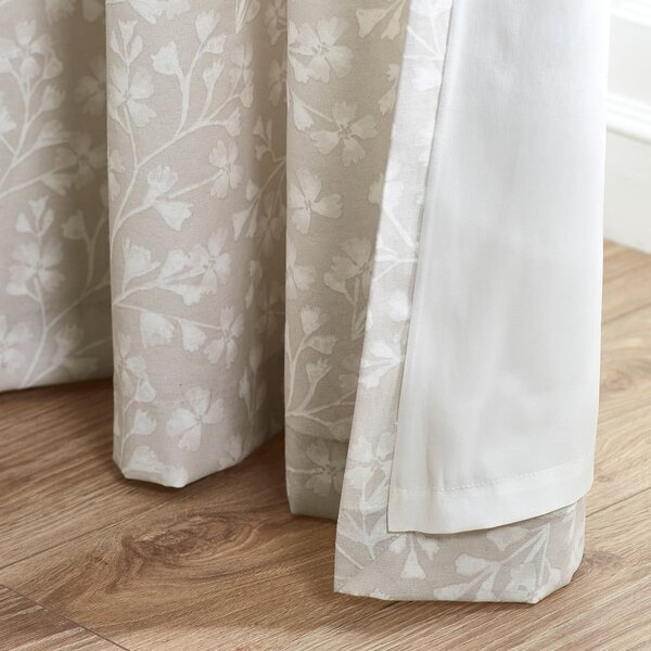 Draperii bej 2 buc. 168x229 cm Brooke Floral – Catherine Lansfield