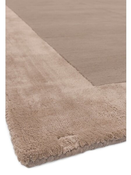 Covor maro deschis handmade din amestesc de lână 160x230 cm Ascot – Asiatic Carpets