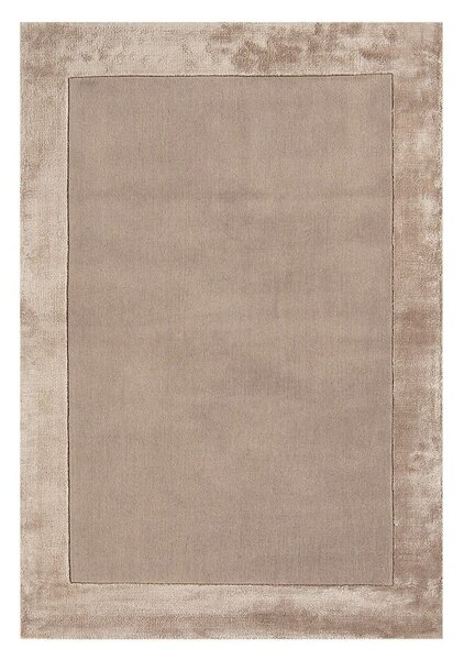 Covor maro deschis handmade din amestesc de lână 160x230 cm Ascot – Asiatic Carpets