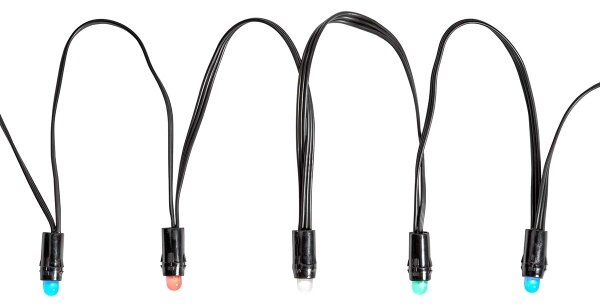 Nedis WIFILP01C48 - LED RGB șir exterior Crăciun 48xLED 13,8m IP65 Wi-Fi Tuya