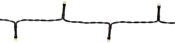 Nedis CLBO48 - Ghirlandă LED 48xLED/7 funcții/3xAA 4,1m IP44 alb cald