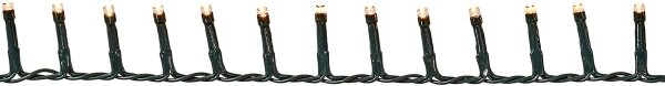 Nedis CLCC400 - Ghirlandă LED pentru exterior, 400 LED, 7 moduri de iluminare, 11 m, IP44, alb cald