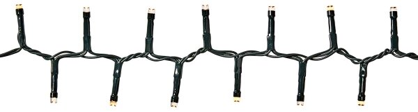 Nedis CLCC400 - Ghirlandă LED pentru exterior, 400 LED, 7 moduri de iluminare, 11 m, IP44, alb cald
