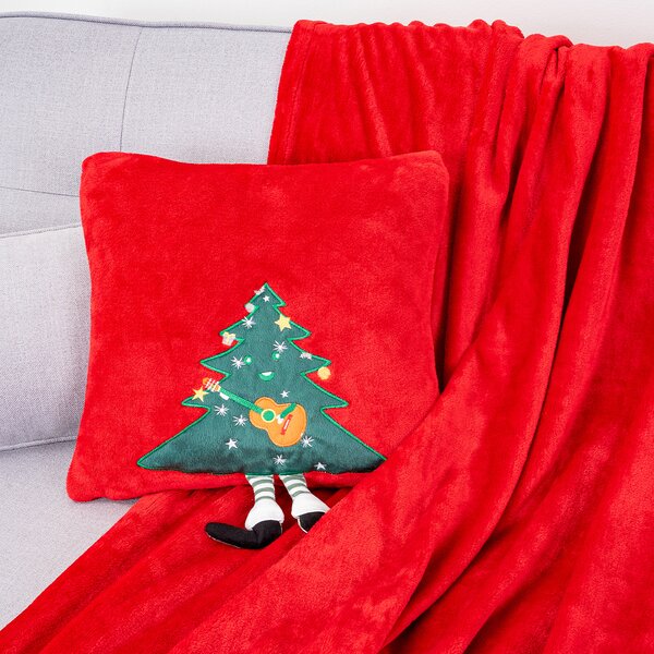 Față de pernă de Crăciun 4Home Merry Christmastree, 40 x 40 cm