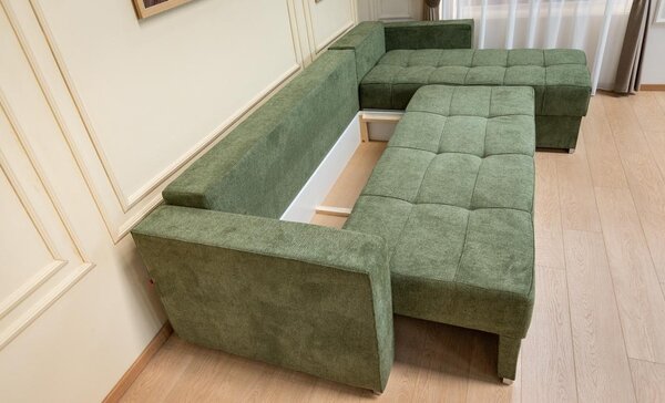 Colțar Extensibil Claudia Mare XXL Bonell Verde - Aragon 39, Interschimbabil