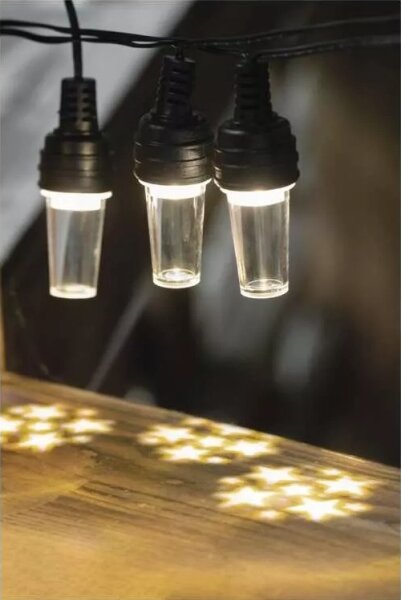 Instalație luminoasă LED de exterior 10xLED/9,5 m IP44 alb rece