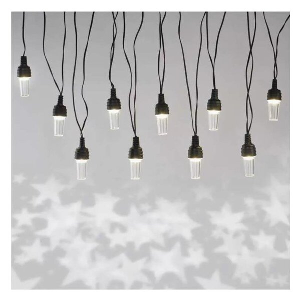 Instalație luminoasă LED de exterior 10xLED/9,5 m IP44 alb rece