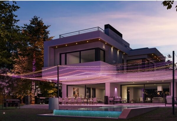 Instalație LED RGBW dimabilă de exterior de Crăciun Philips HUE WACA 250xLED 24,4 m IP54