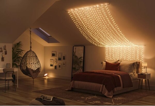 Instalație LED RGBW dimabilă de exterior de Crăciun Philips HUE WACA 250xLED 24,4 m IP54