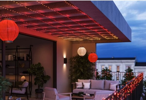 Instalație LED RGBW dimabilă de exterior de Crăciun Philips HUE WACA 250xLED 24,4 m IP54