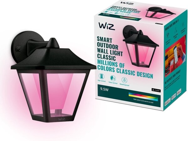 Aplică LED RGBW dimabilă de exterior WiZ LED/9,5W/230V IP44 Wi-Fi