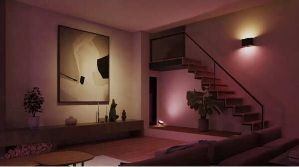Aplică LED RGBW dimabilă de exterior Philips Hue DYMERA 2xLED/10,2W/230V IP44