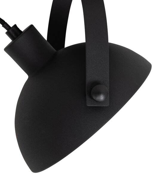 Plafoniera industriala neagra cu auriu 15 cm ajustabila - Magnax