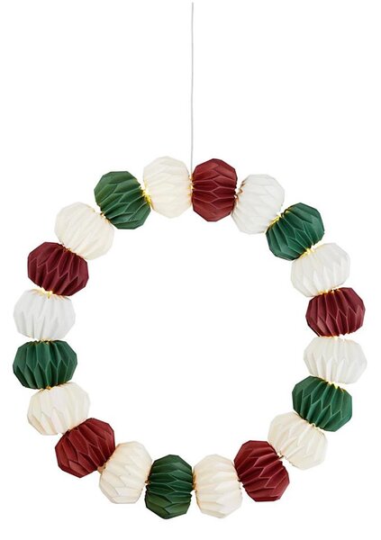 Decorațiune LED de Crăciun TUBBY LED/0,6W/3xAA alb/verde Markslöjd 705815