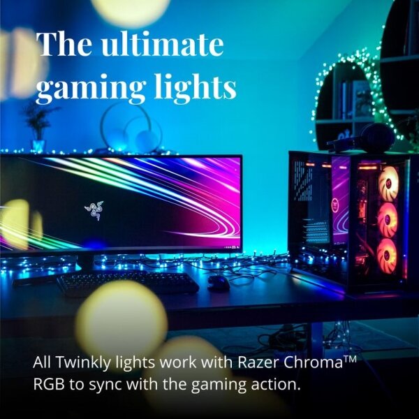 Twinkly TWS250SPP-BEU - Ghirlandă LED RGB pentru exterior 250xLED 23,5 m IP44 Wi-Fi