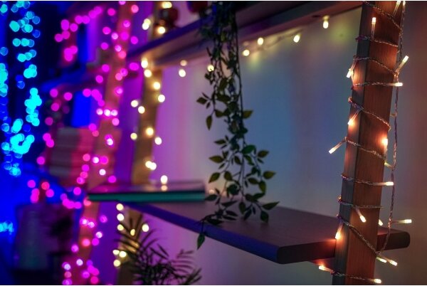 Twinkly TWS250SPP-TEU - LED RGBW Ghirlandă de Crăciun pentru exterior 250xLED 23,5m IP44 Wi-Fi