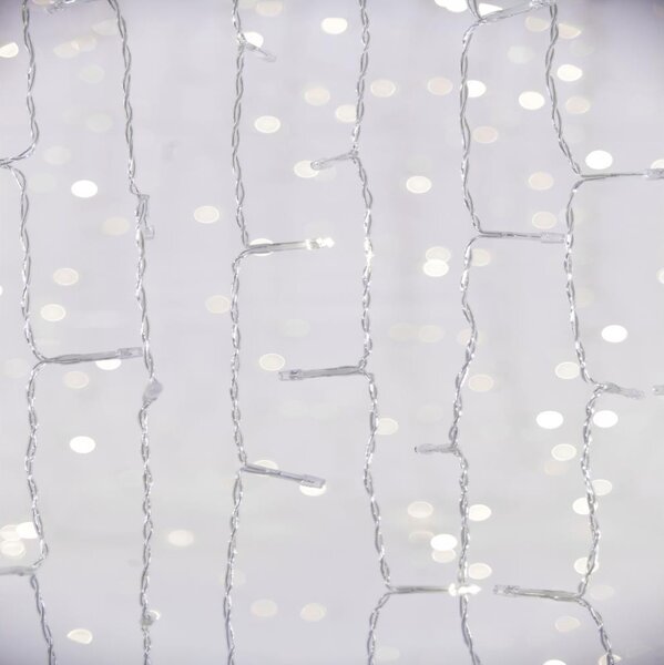 Perdea LED pentru exterior CURTAIN 480xLED/8,4W/230V 3x3 m IP44 alb rece