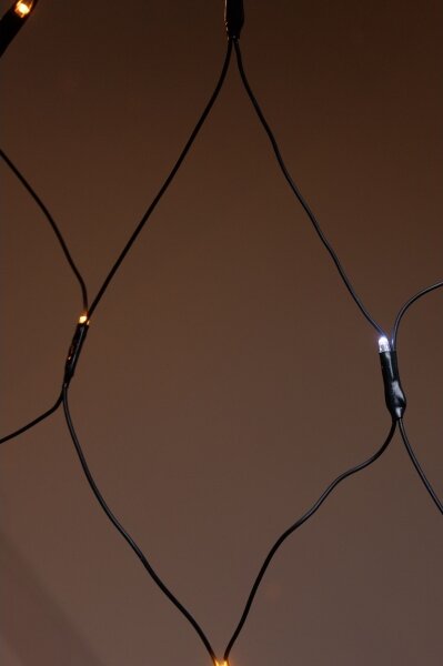 Perdea LED de exterior NET 240xLED/7,2W/230V 1,5x2 m IP44 alb cald