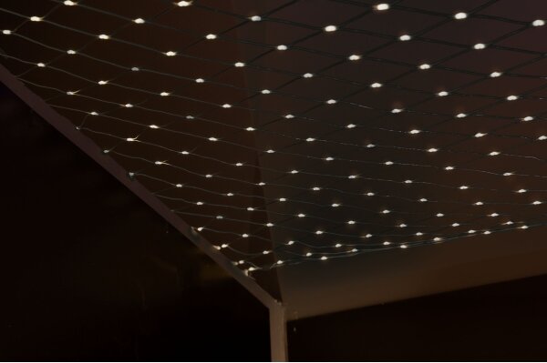 Perdea LED de exterior NET 240xLED/7,2W/230V 1,5x2 m IP44 alb cald