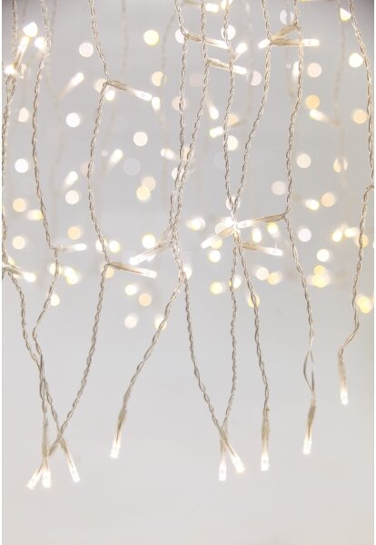 Perdea LED dimabilă pentru exterior CURTAIN 360xLED/8,4W/230V 2x2 m IP44 alb cald + telecomandă