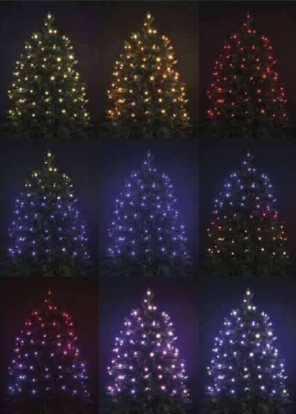 Instalație LED RGB de Crăciun de exterior 96xLED/72 de moduri 13m IP44 + telecomandă