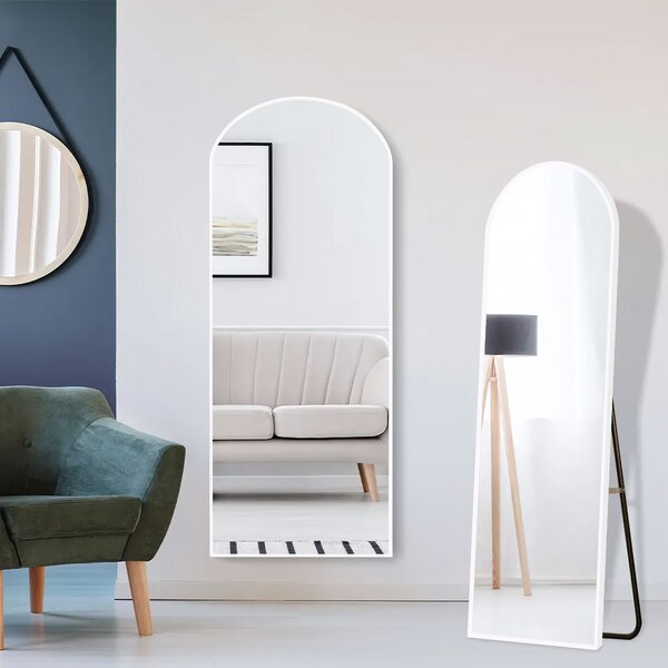 Oglindă Albă de Perete/Pe Suport 150 cm 109